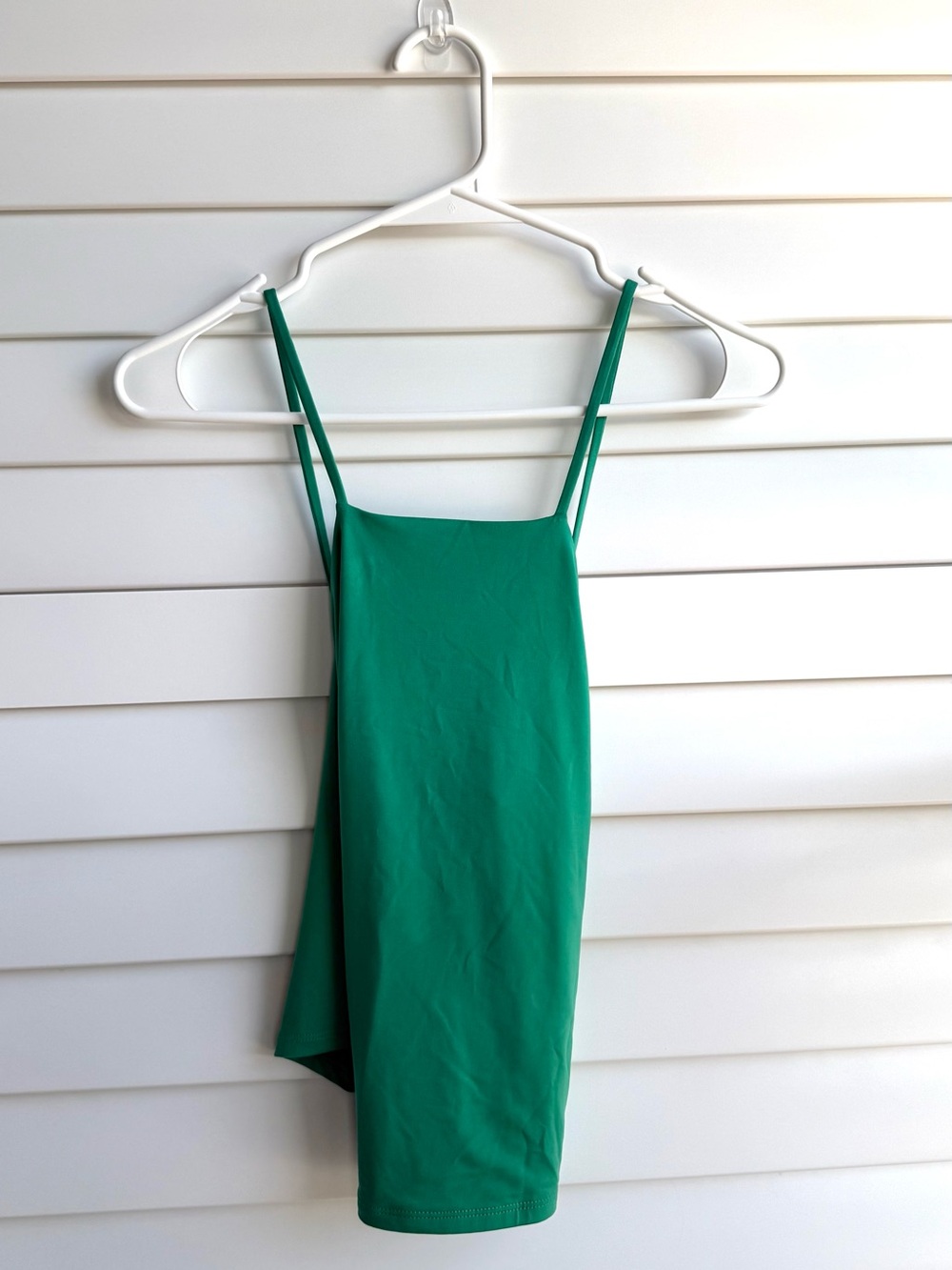 Express Green Body Contour Compression Tank Top | Size Large
